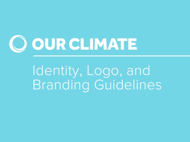 Our Climate Brand and Style Guide
