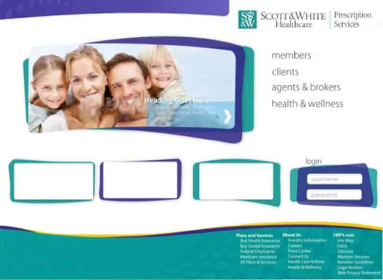 Scott and White Website Redesign